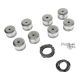 USA Standard Gear Chromoly Front Axle Kit, Dana 30, 27 Spline, Super Joints