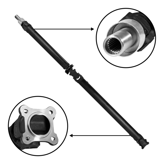 NEW USA Standard Rear Driveshaft for Subaru Legacy, 62.25" Overall Length