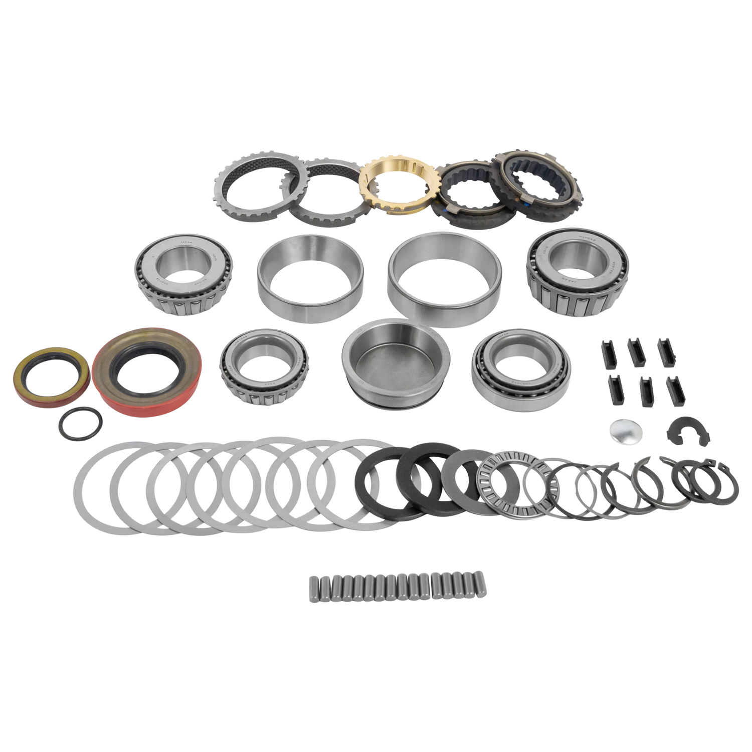 USA Standard Manual Trans T5 WORLD CLASS Bearing Kit 1985+ 5-SPD w/Synchros