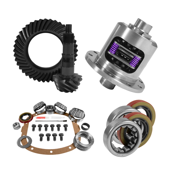 7.5" GM 3.42 Rear Ring & Pinion, Install Kit, 26spl Posi, 2.25" Axle Bearings