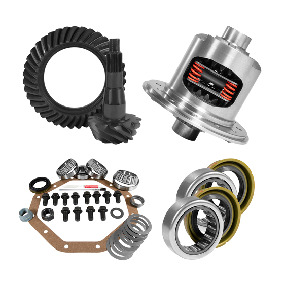 ZF 9.25" CHY 3.21 Rear Ring & Pinion, Install Kit, Posi, Axle Bearings & Seals