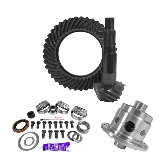 11.25" Dana 80 Thin 3.73 Rear Ring & Pinion, Install Kit, 35 Spl Posi, 4.125"