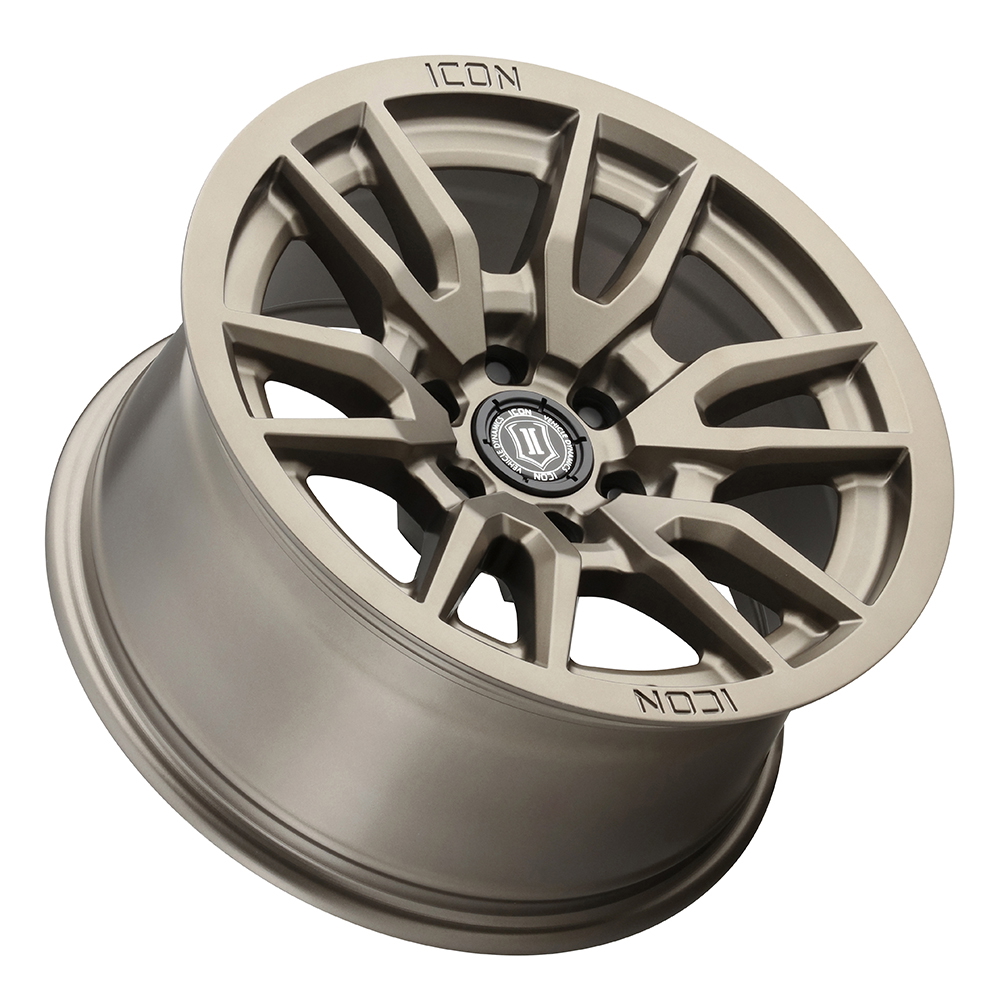 ICON Alloys Vector 6, Bronze, 17 x 8.5 / 6 x 5.5, 25mm Offset, 5.75" BS