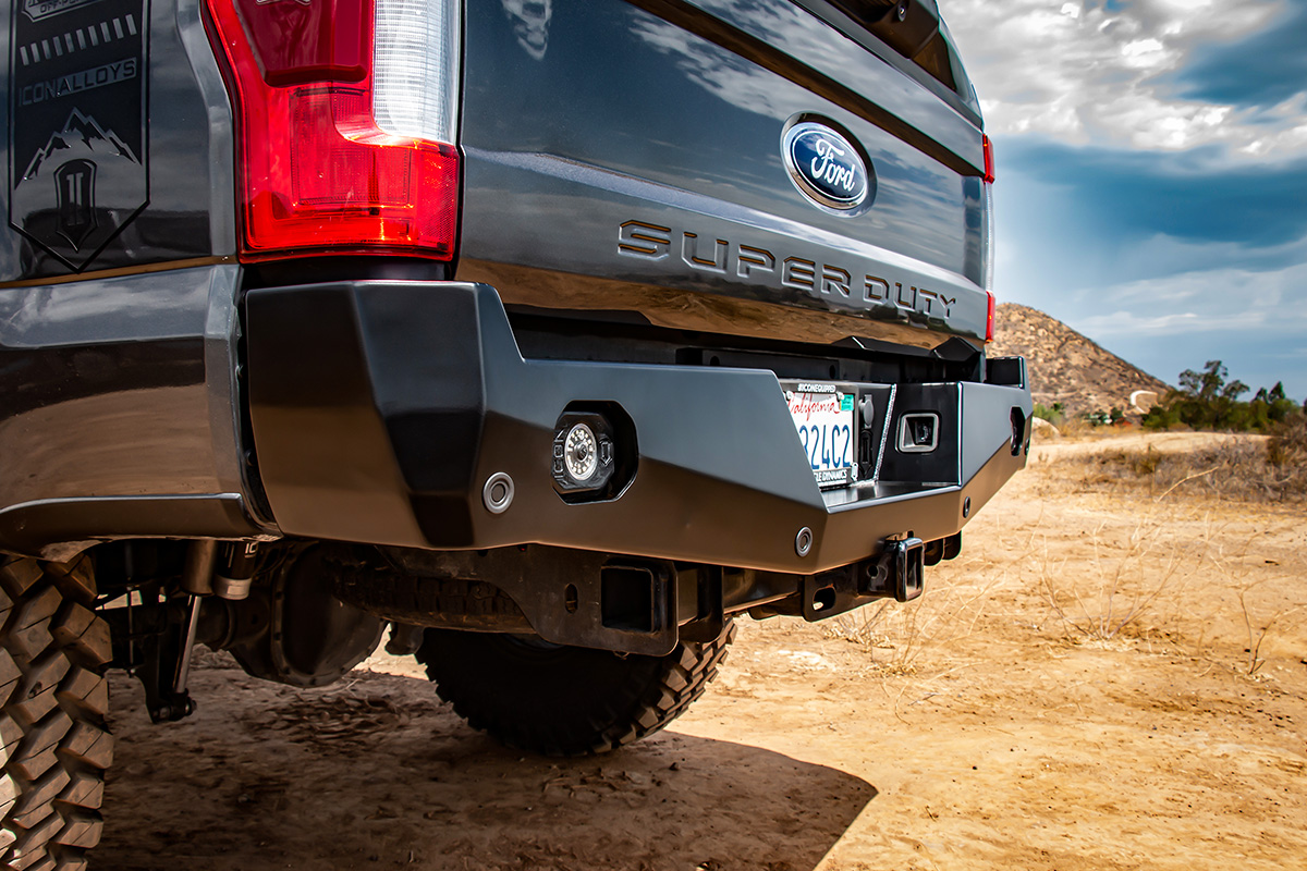 ICON Impact 17-22 Ford Super Duty Pro Series Rear Bumper