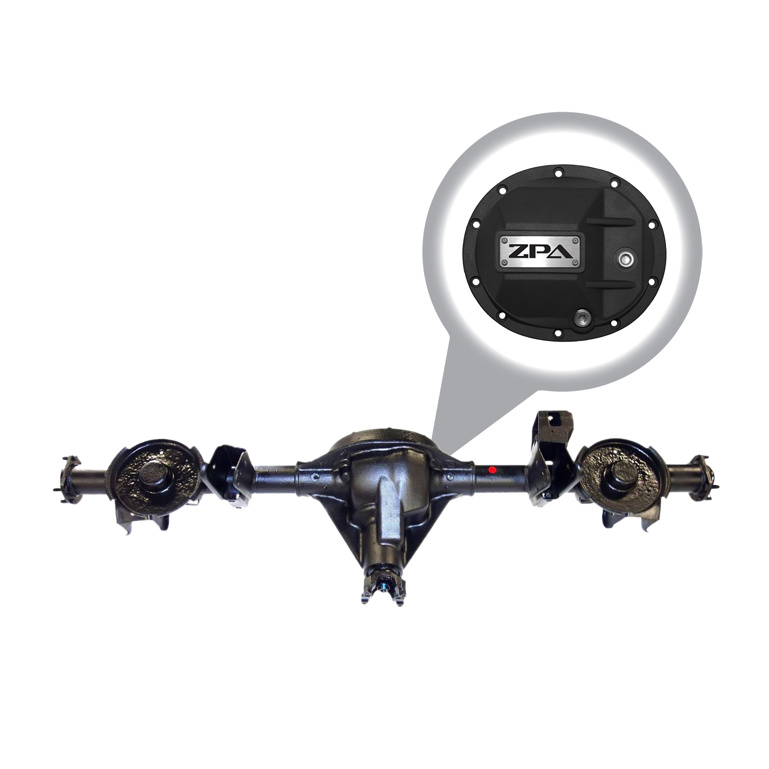 Zumbrota Performance Axle, Rear Axle Assembly, Dana 35, '90-'95 Jeep Wrangler, 4.56 Ratio, Duragrip