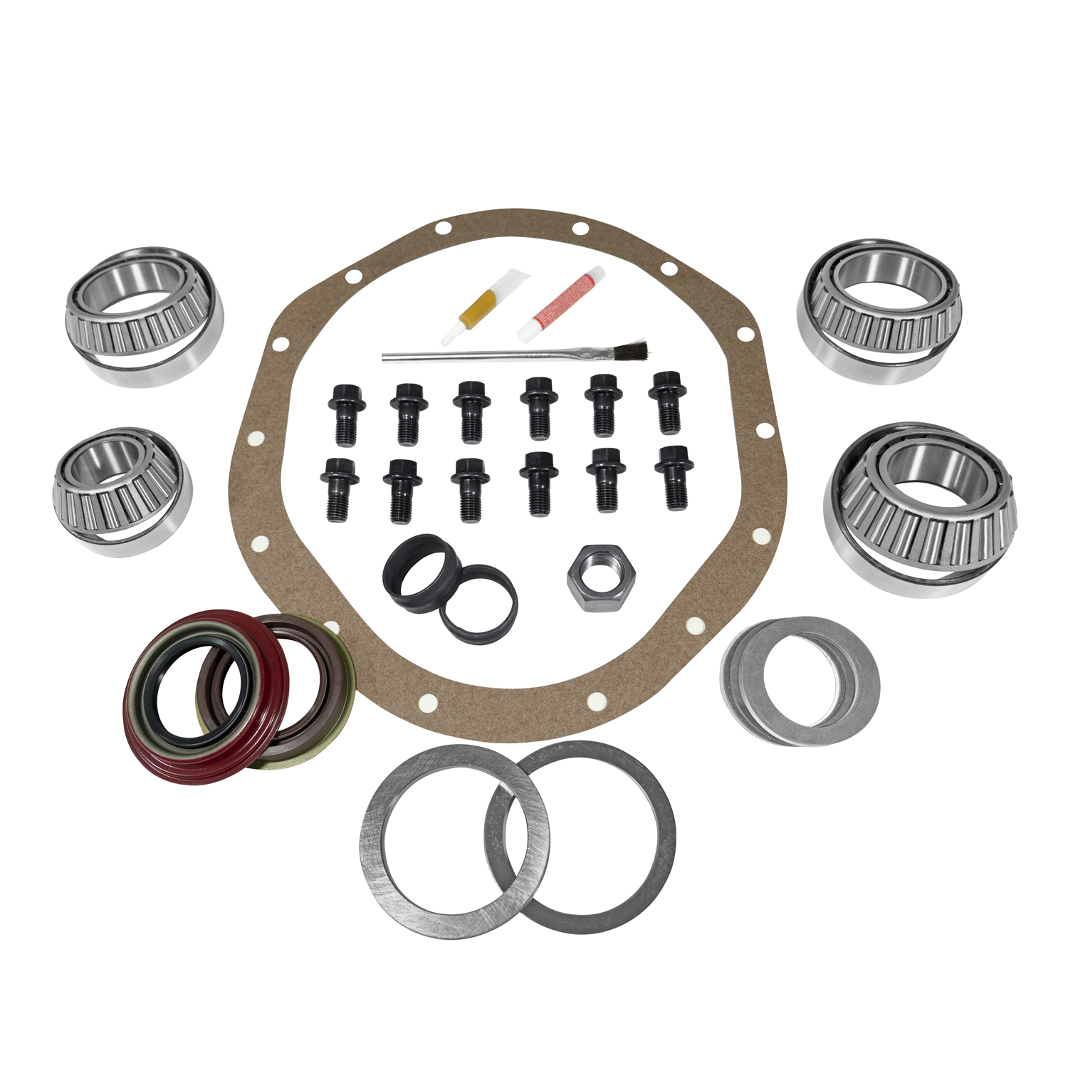 Yukon Master Overhaul kit, GM 9.5", '97-'13, semi-float diff, w/triple lip seal 