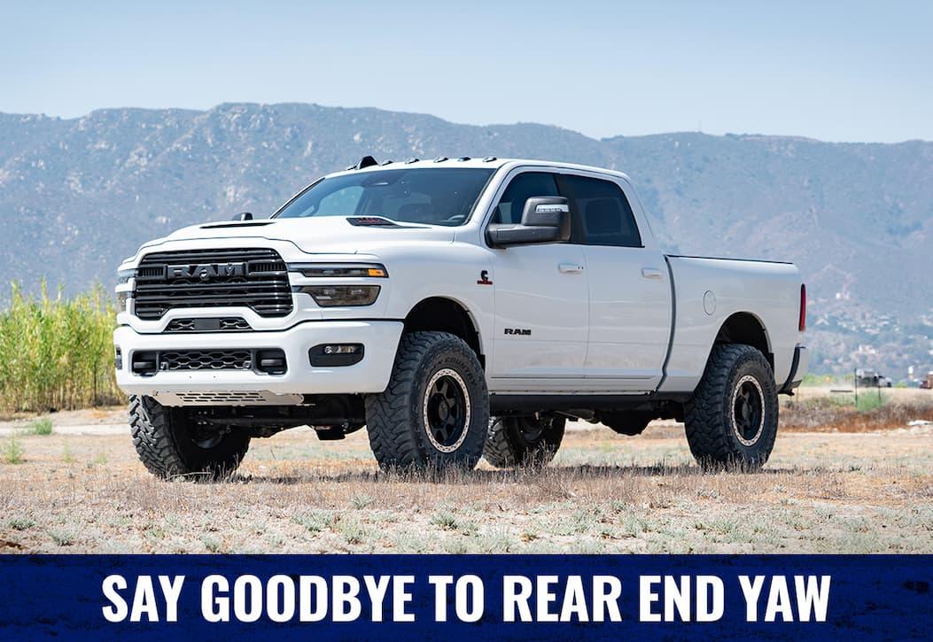 Ram 2500 MASSIVELY EXTENDED Rear Track Bar from Carli Suspension